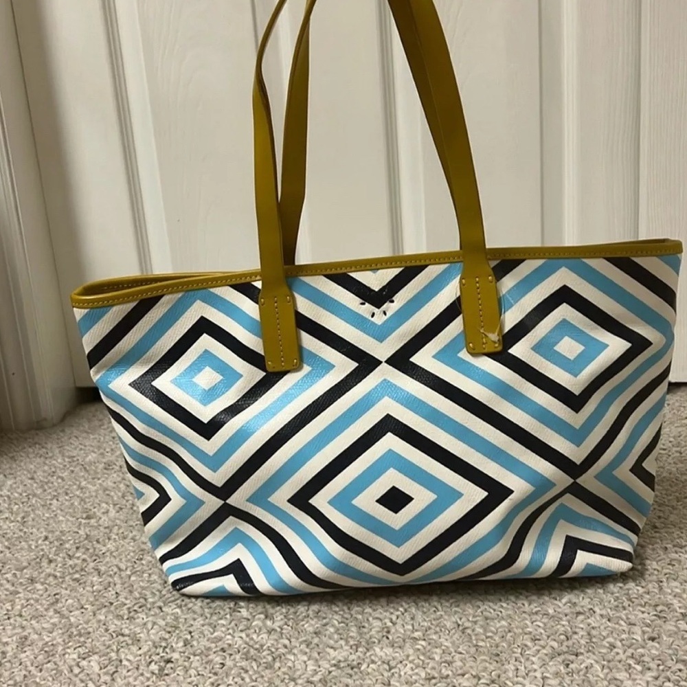 Jonathan Adler Blue Arcade Dutchess Tote